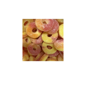 Gomitas Veganas anillos durazno